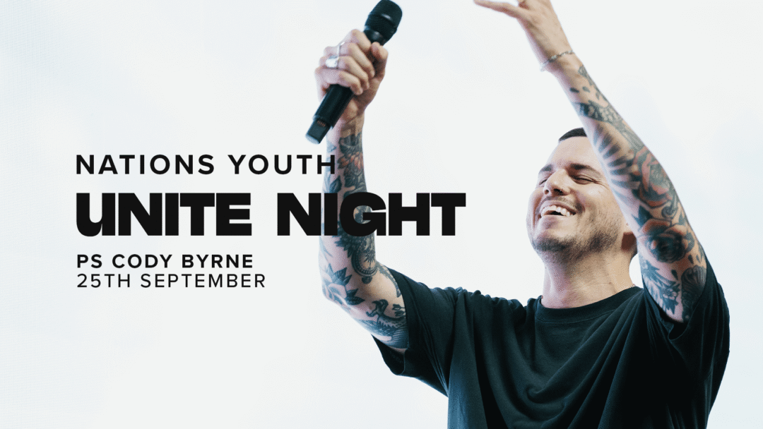 PS Cody Byrne unite night promotion image showing the date september 25th